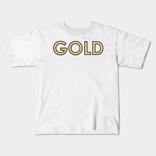 Gold Kids T-Shirt